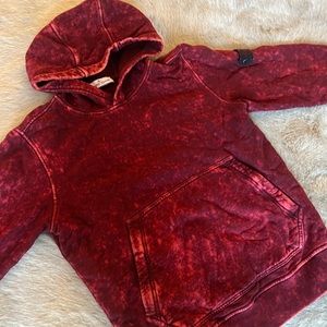 Stone Island Junior Hoodie Size 12 in Burgandy